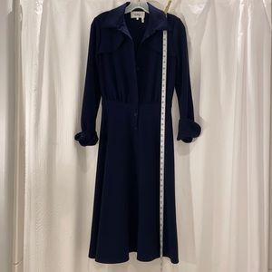 ba&sh brand navy shirt dress size S